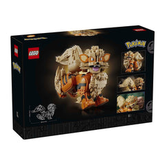 LEGO Pokémon Torko set box, showing the assembled brick-built Torko character on a black background with LEGO and Pokémon logos visible.
