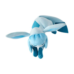 A light blue and white plush toy of a flying water-type character, shown from a top-down angle on a solid white background.