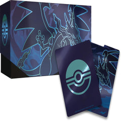 Pokémon-themed product packaging with a prominent Pokémon logo on a dark blue background.
