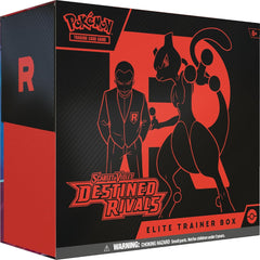 Pokémon Trading Card Game Elite Trainer Box packaging with red and black design