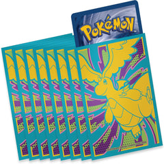 Pokémon trading card packs with a prominent card featuring a dragon-like creature.