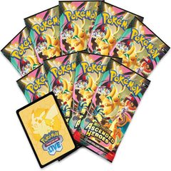 Collection of Pokémon trading card packs on a white background