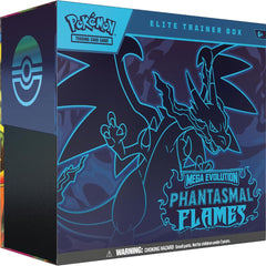 Pokémon Elite Trainer Box packaging with Mega Evolution design
