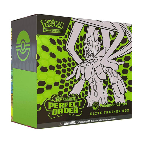 Pokémon TCG Mega Evolution Perfect Order Pokémon Center Elite Trainer Box – 11 Booster Packs & Exclusive Tyrunt Promos