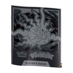 Pokémon Mega Evolution Pitch Black Player's Guide with dragon design on black background