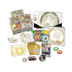 Collection of trading cards and packaging on a white background