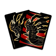 Two playing card sleeves with dragon design on a white background