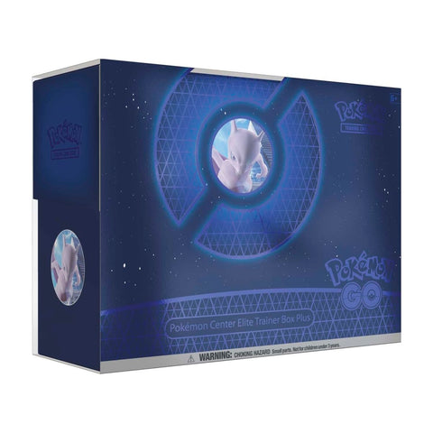 Pokémon TCG Pokémon GO Pokémon Center Elite Trainer Box Plus – 12 Booster Packs, Mewtwo V Promo & Premium Metal Accessories