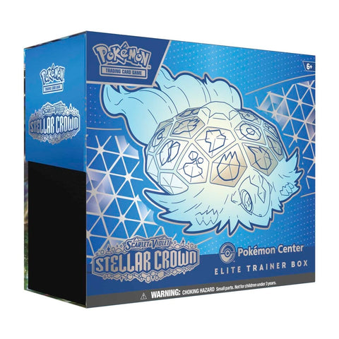 Pokémon TCG Scarlet & Violet Stellar Crown Pokémon Center Elite Trainer Box – 11 Booster Packs & Exclusive Noctowl Promos