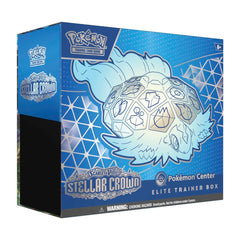 Pokémon TCG Scarlet & Violet Stellar Crown Pokémon Center Elite Trainer Box – 11 Booster Packs & Exclusive Noctowl Promos