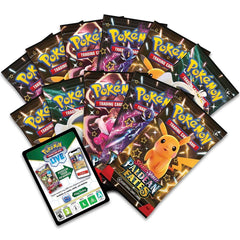Pokémon TCG Scarlet & Violet Paldean Fates Pokémon Center Elite Trainer Box – 11 Booster Packs & Exclusive Shiny Mimikyu Promos